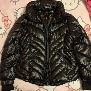 GUESS Black Puffer Jacket